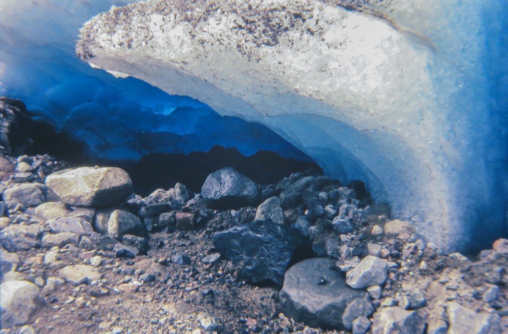 glacier acting as a plough